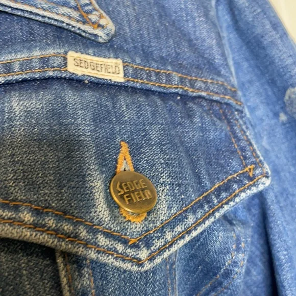 Vintage 70s Do Nothing by Sedgefield denim jacket - Picture 2 of 5